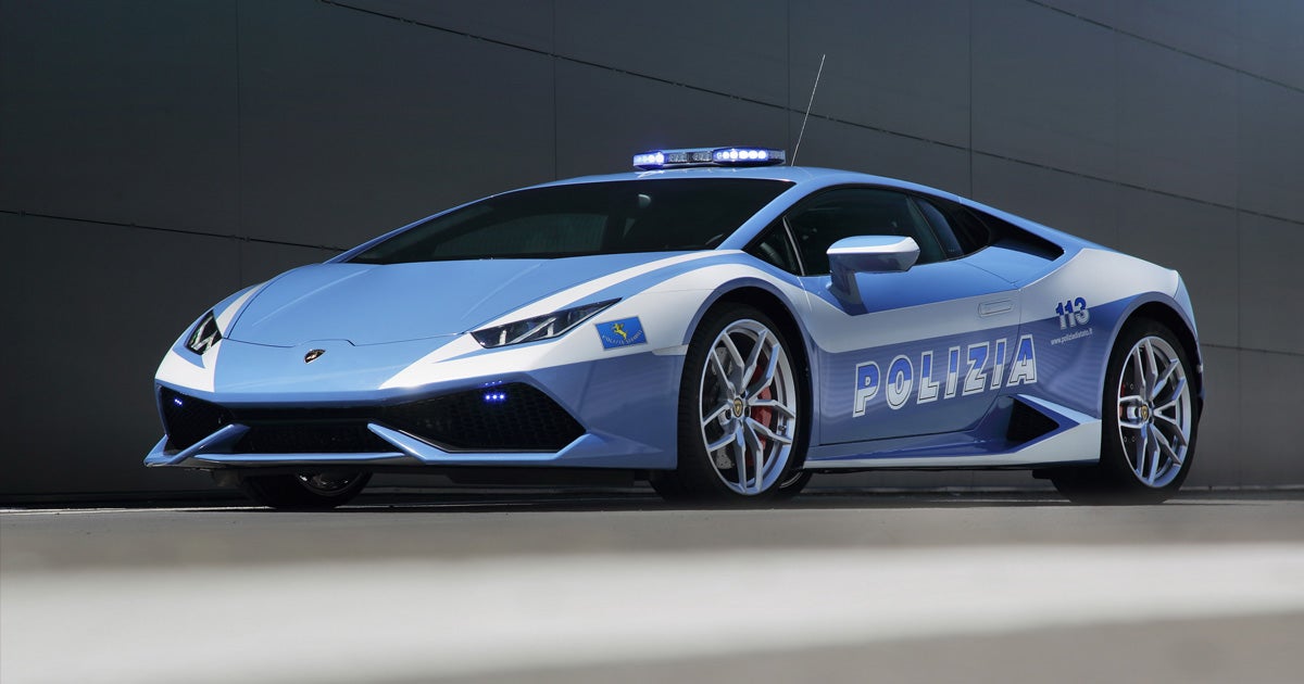 Italian police officers covered 300 miles in just two hours while driving a Lamborghini Huracan to deliver  a donor kidney.