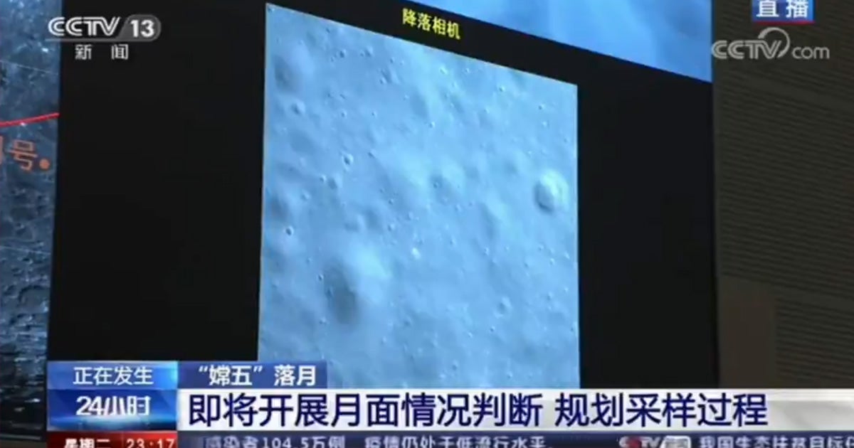 China's Chang'e-5 spacecraft successfully landed on the Moon, where it's expected to bring the first lunar samples back to earth in almost 50 years.