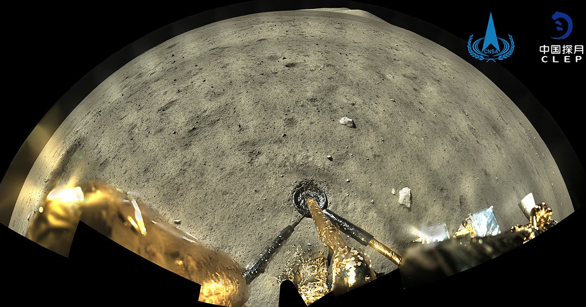 China's lunar lander Chang'e-5 just beamed back color photos of the surface of the Moon — and they're a lot more beige than what you'd expect.