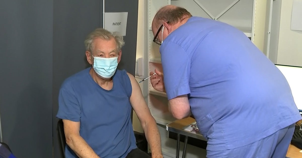 Ian McKellen says he feels "euphoric" after getting a COVID-19 vaccine, and he urges everyone who can to get vaccinated as well.