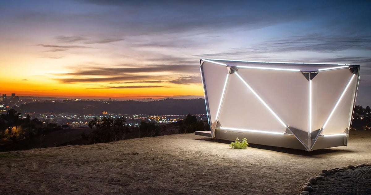 Startup Jupe is selling prefabricated portable shelters that were designed by ex-Tesla and SpaceX designers. And they come wtih an "average-sized monolith."