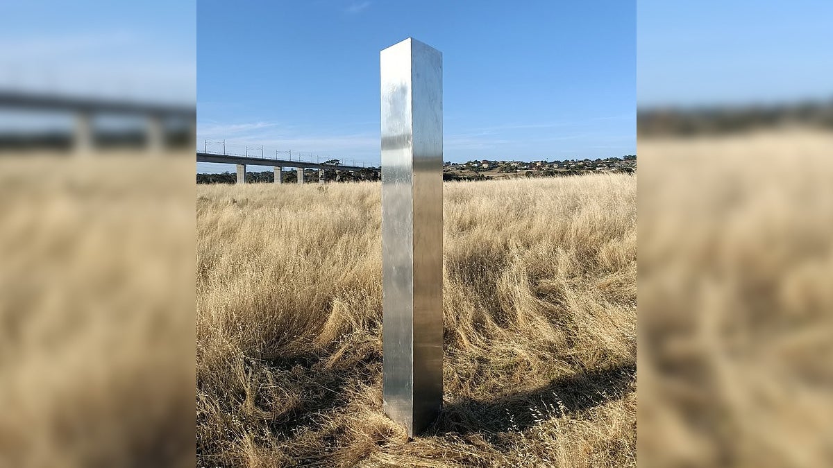 Australia just got its own mysterious metal monolith — and this time it features some cryptic coordinates engraved on its surface.