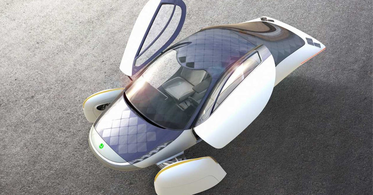 Aptera Motors says its upcoming electric car may never need to be plugged in thanks to solar panels that give it 45 miles of extra range every day.