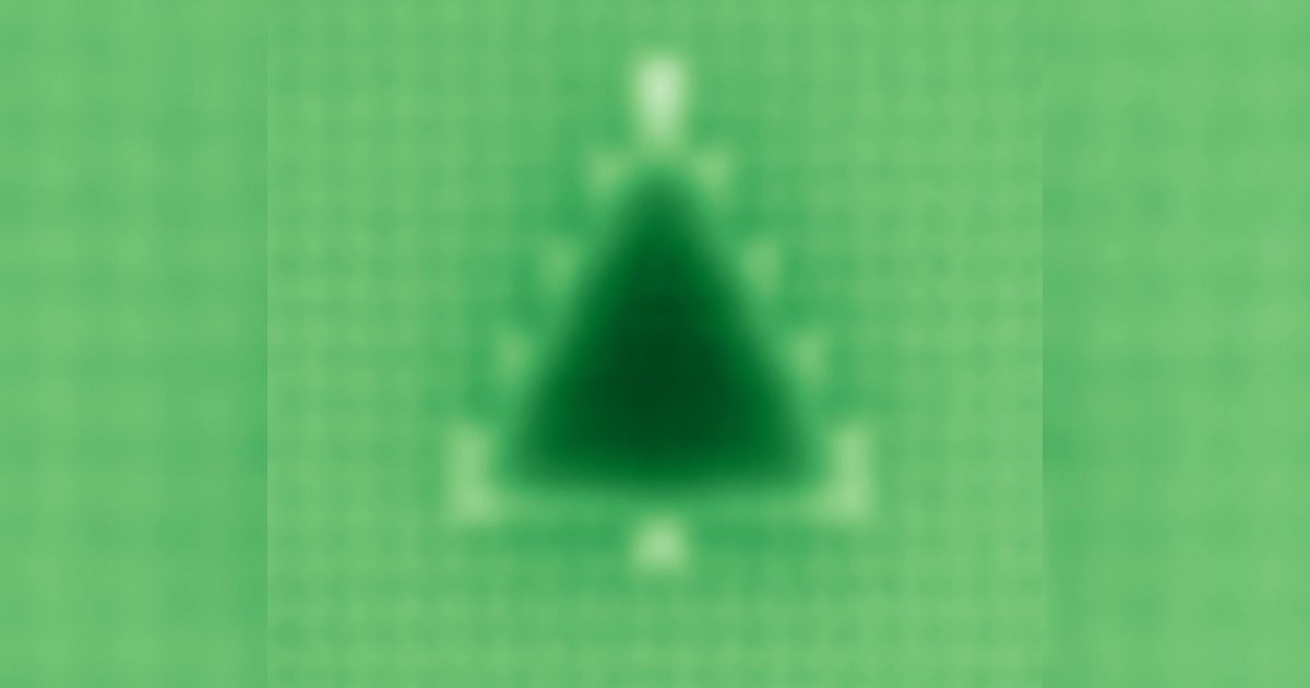 A physics student used a scanning tunneling microscope to built a "Christmas tree" that's barely thicker than a DNA strand.