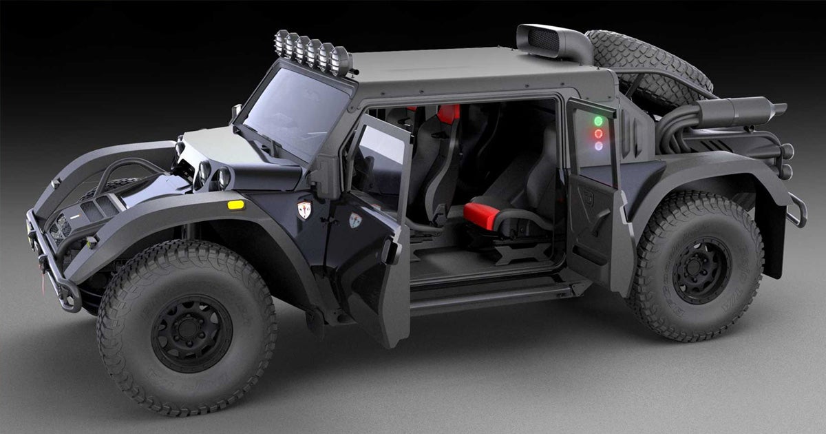 A boutique automotive manufacturer is challenging Elon Musk to race the Cybertruck at the 2023 Baja 1000 with a hydrogen-powered vehicle.