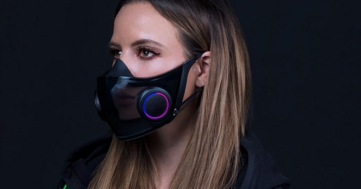 PC gaming company Razer just showed off Project Hazel, a smart face mask with N95 filters, a charging case, and RGB lighting.