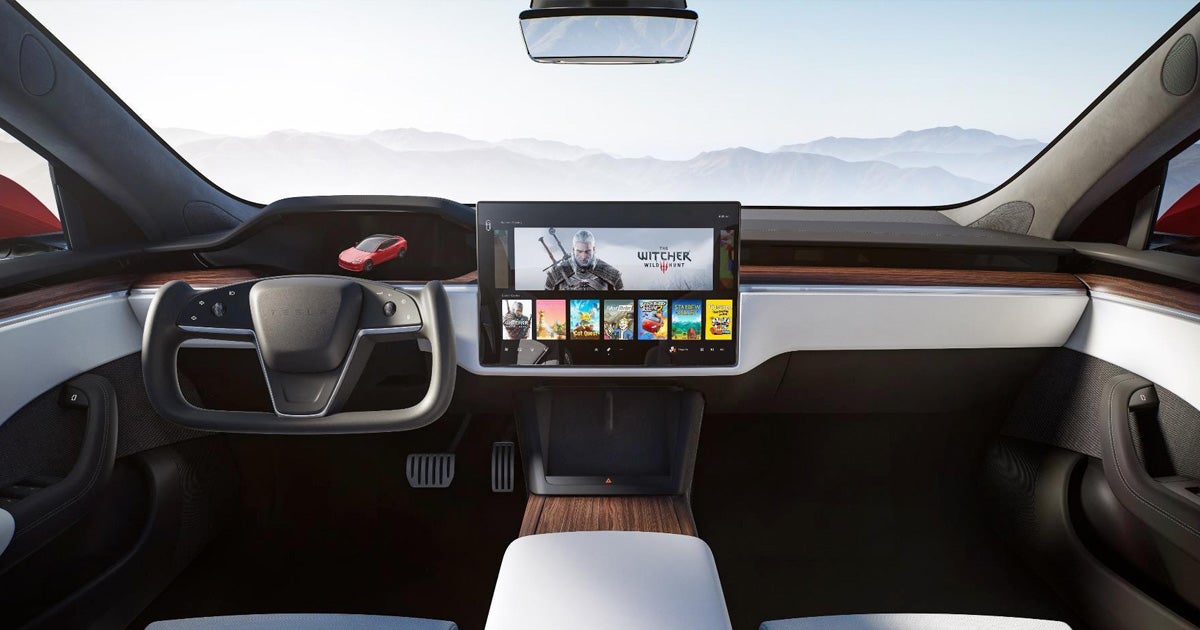 Tesla has leaked a number of new images of the interior of its refreshed Model S — and the company included some quirky new features.