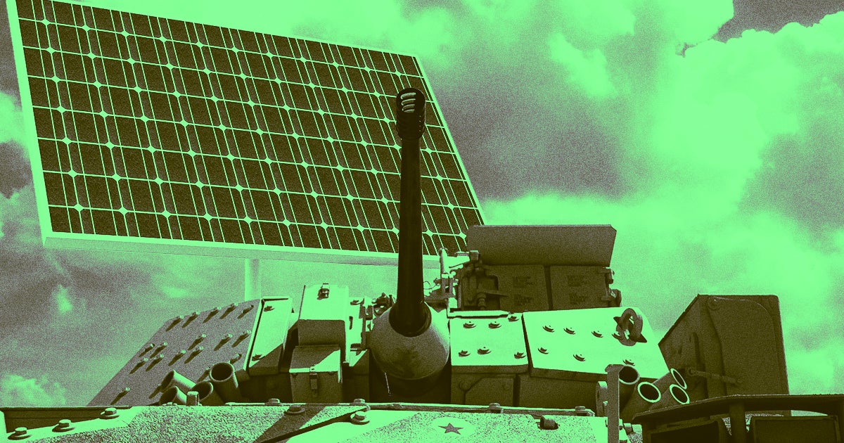 NATO secretary-general Jens Stoltenberg says that future military tanks should fuel themselves with attached solar panels.