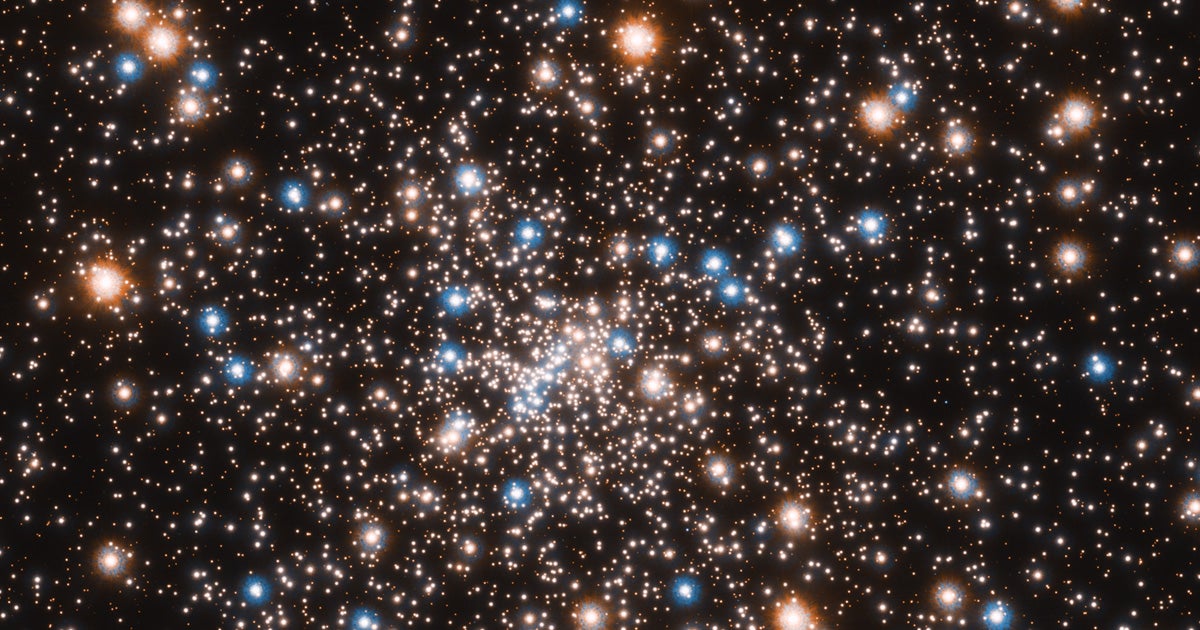 Instead of finding one big black hole at the center of a cluster of 250,000 stars, a pair of astronomers found evidence of a school of smaller black holes.