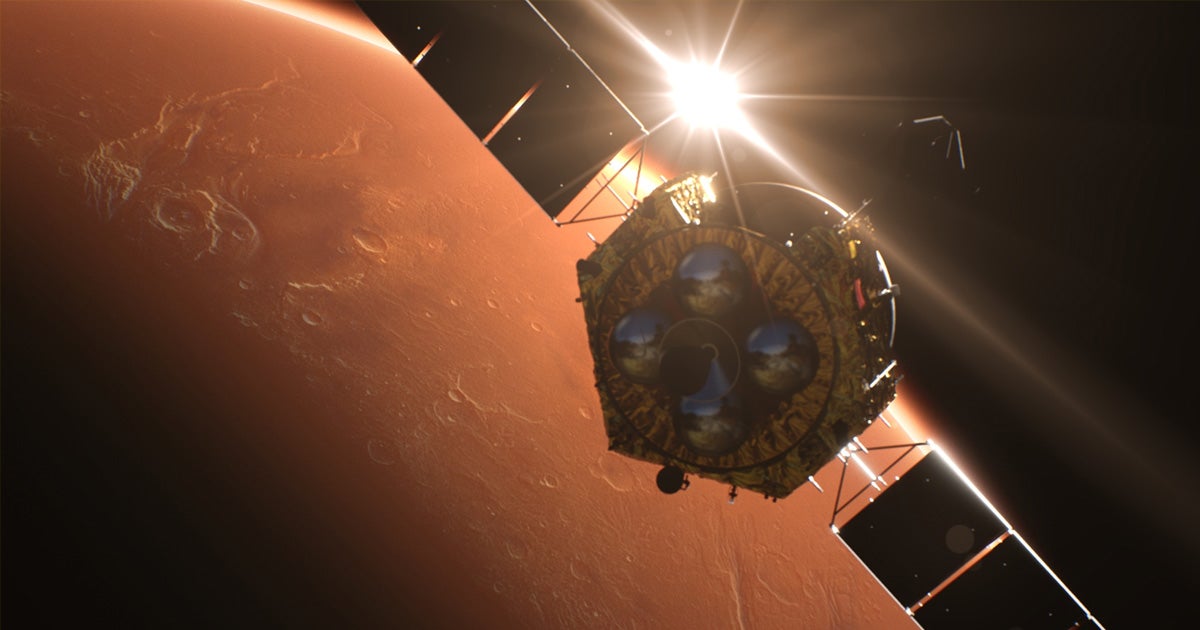 China's space agency has released amazing footage of its Tianwen-1 probe orbiting Mars. It shows an incredible amount of detail.