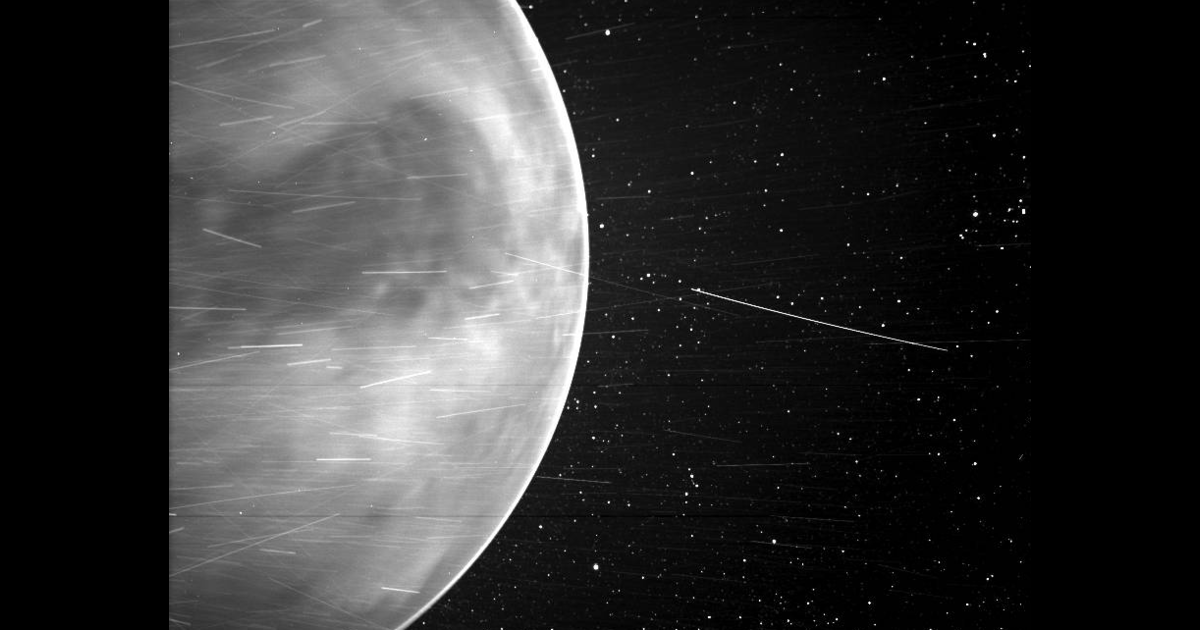 NASA's Parker Solar Probe captured a stunning photo of Venus during its flyby en route to the Sun—but there's something in it that has scientists excited.