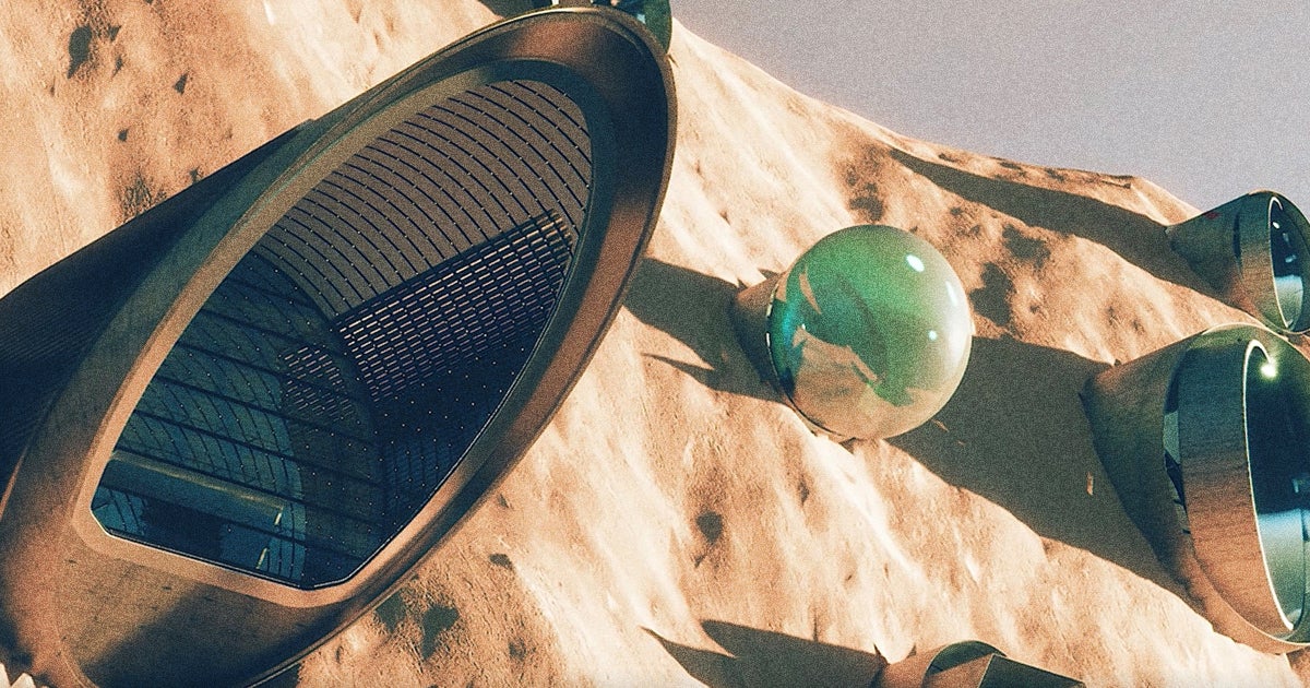 The architecture firm ABIBOO released mockups for a futuristic Martian city that would become a sustainable, off-world home to 250,000 people.