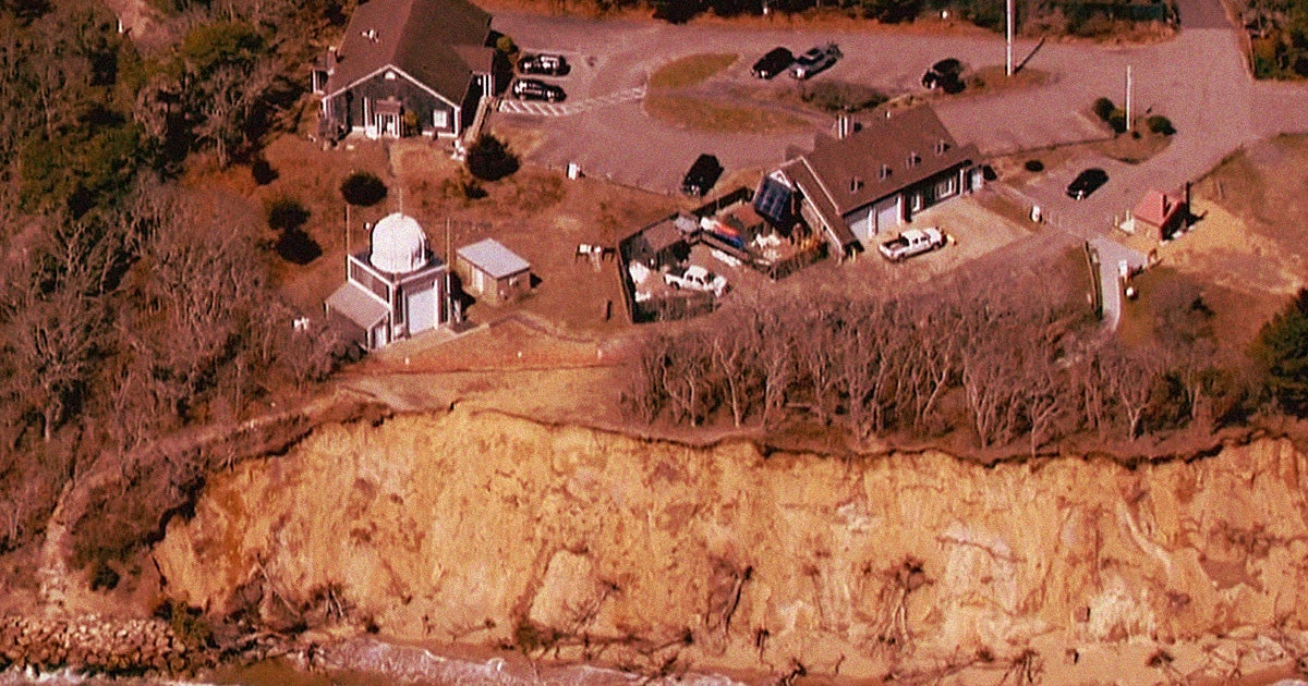 The National Weather Service station in Cape Cod has been abandoned and is scheduled for demolition because it's about to fall into the sea.
