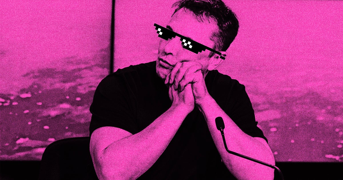 Elon Musk stole Miles Klee's meme and reposted it on Twitter, raising questions about digital ownership and the inner workings of the billionaire's mind.