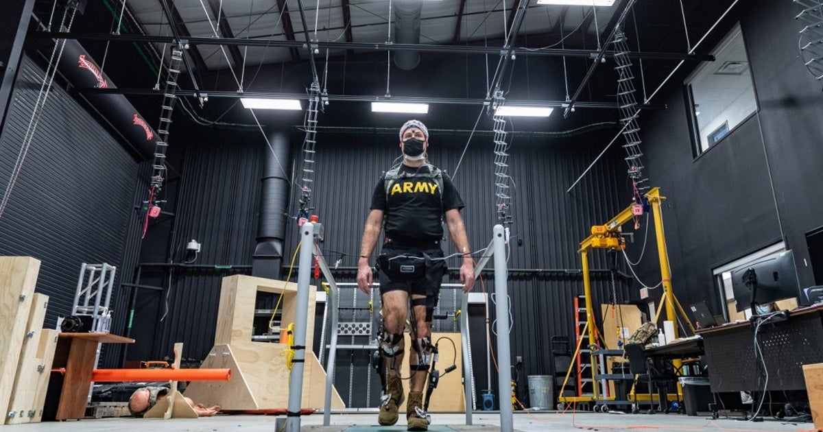 The US Army is testing a pair of powered exoskeleton boots that could soon allow soldiers to carry heavily loaded rucksacks with ease over long distances.