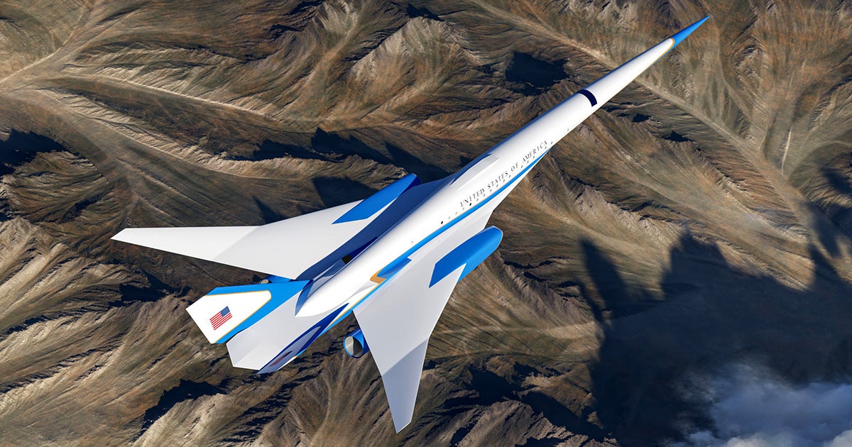 CNN got an exclusive look at the interior of the supersonic 31-passenger jet that might soon be carrying the president around the world.