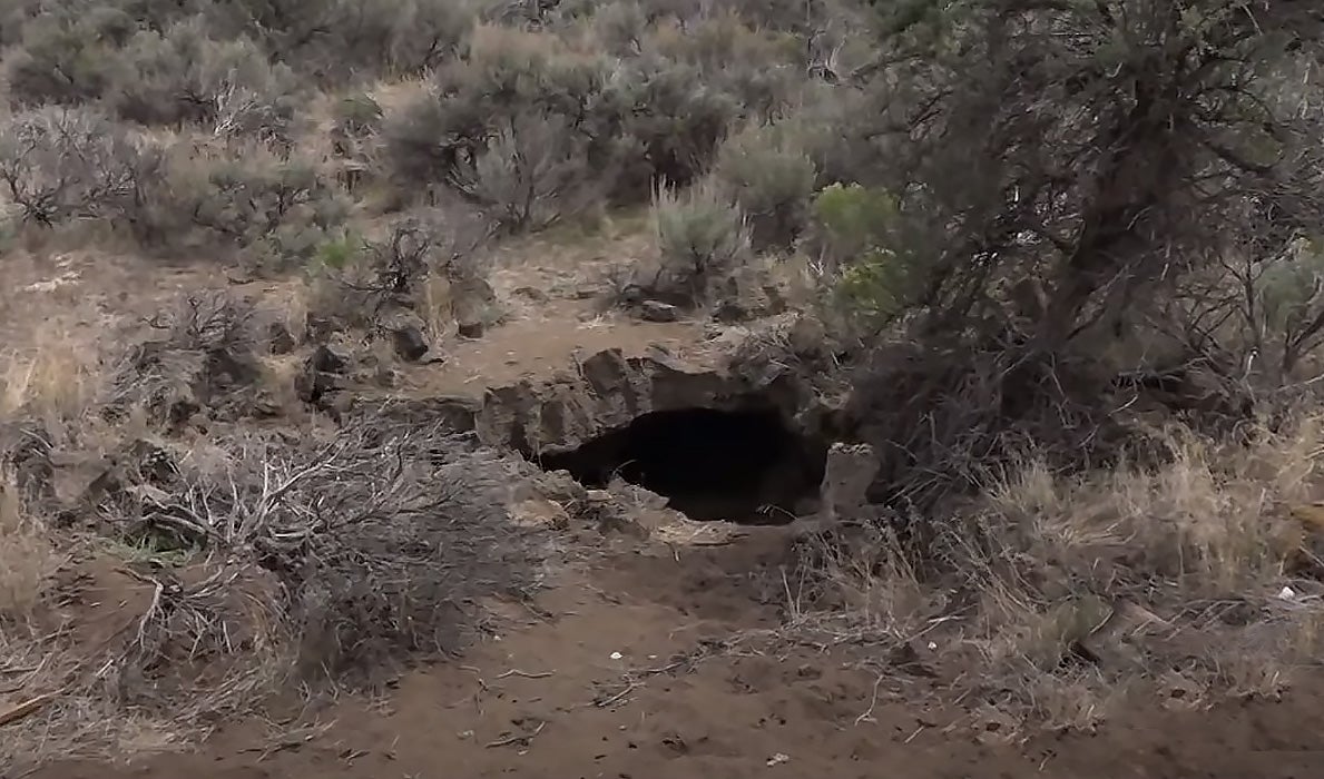 Homeowners in Bend, Oregon, made a fascinating discovery lurking below their house: a massive lava tube, big enough to stand in.