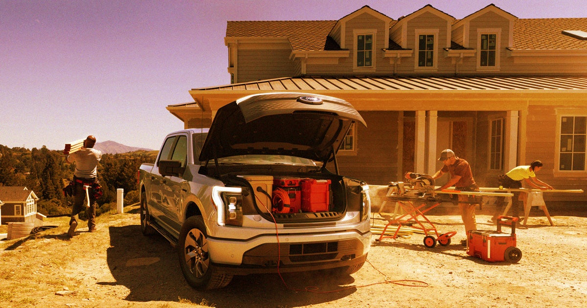 Ford has unveiled its F-150 Lightning all electric pickup truck, an all-purpose utility vehicle with an all-too-familiar design.