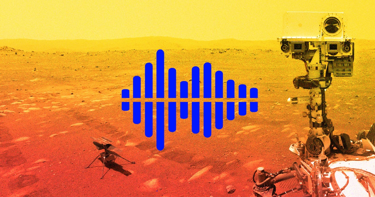 NASA has released the first-ever sounds of its Mars Helicopter in flight, picked up by the agency's Perseverance rover some 262 feet away.