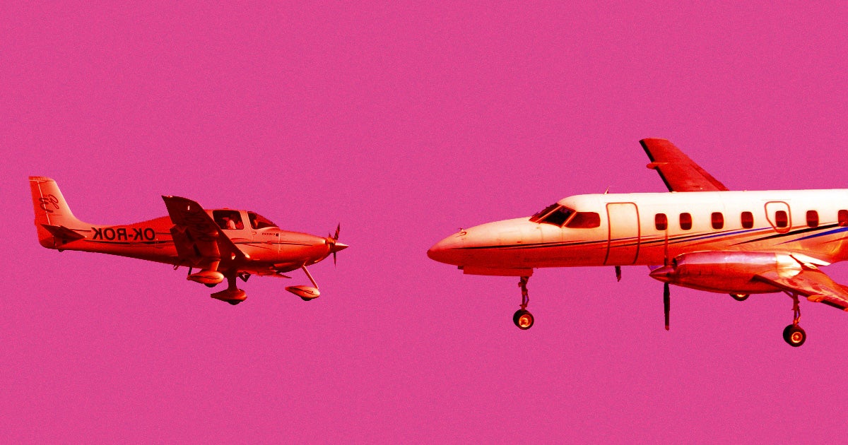 Somehow, no one was hurt after two planes crashed into each other in mid-air and made emergency landings just outside of Denver.
