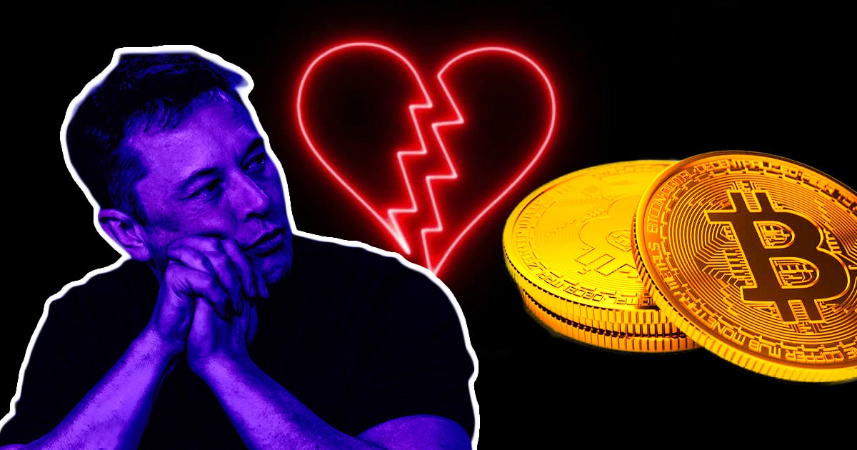 In a series of cryptic tweets, Tesla CEO Elon Musk announced that he has broken up with cryptocurrencies.