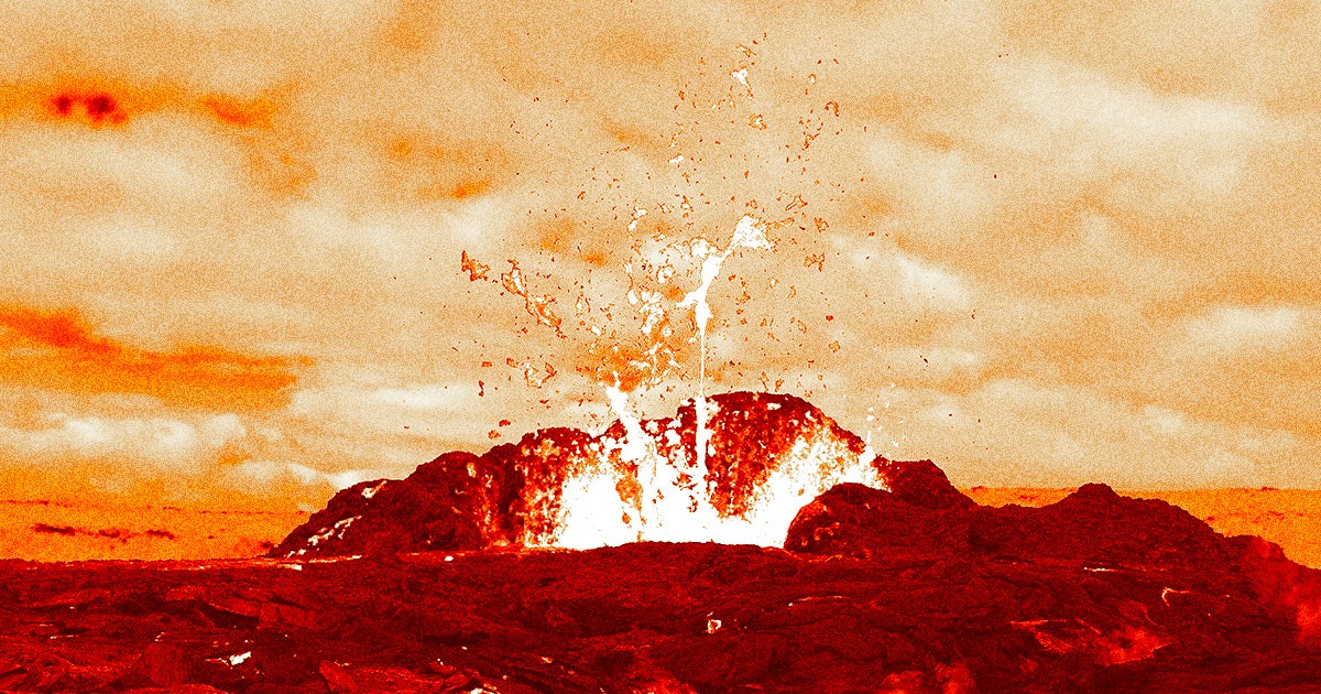 A YouTuber sent a drone to investigate an erupting volcano in Iceland. Unfortunately, the drone didn't survive the perilous trip.