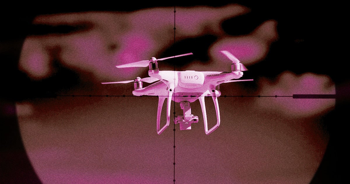 50-year-old Wendell Goney from Mount Dora, Florida, shot down a police drone, the property of the local Lake County Sherriff's Office, with a rifle.