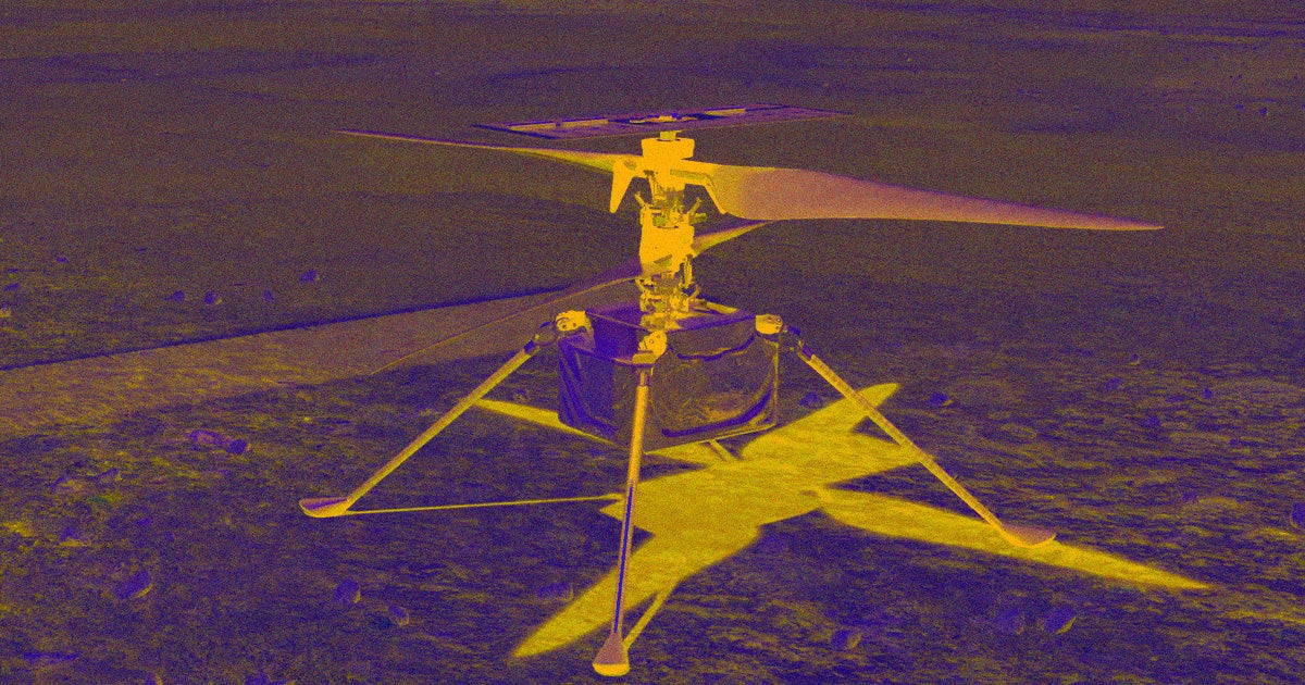 NASA's groundbreaking Mars Helicopter has sent back some stunning color pictures it took on July 5 while flying over the Red Planet's rocky landscape.