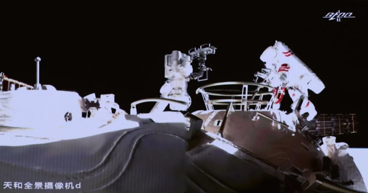 China has announced that two of its astronauts have completed the very first spacewalk outside of the Tiangong station.