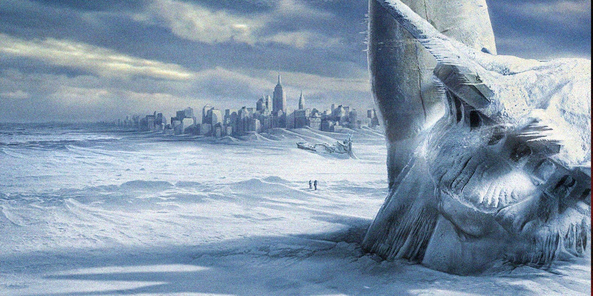 A study warns Atlantic currents may soon stop, plunging parts of the world into freezing temperatures, essentially the plot of "The Day After Tomorrow."