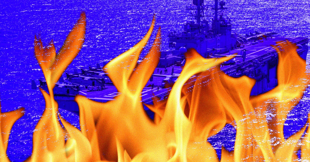 Ryan Sawyer Mays, a butthurt 20-year-old sailor who failed his US Navy SEAL test, has been accused of setting fire to an assault ship.