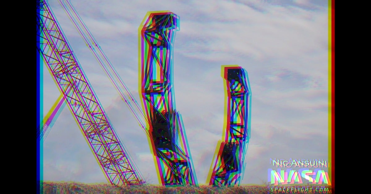 A pair of massive claw-like structures have been sighted at SpaceX’s launch site, and it's likely a part of the Mechazilla rocket catching system.