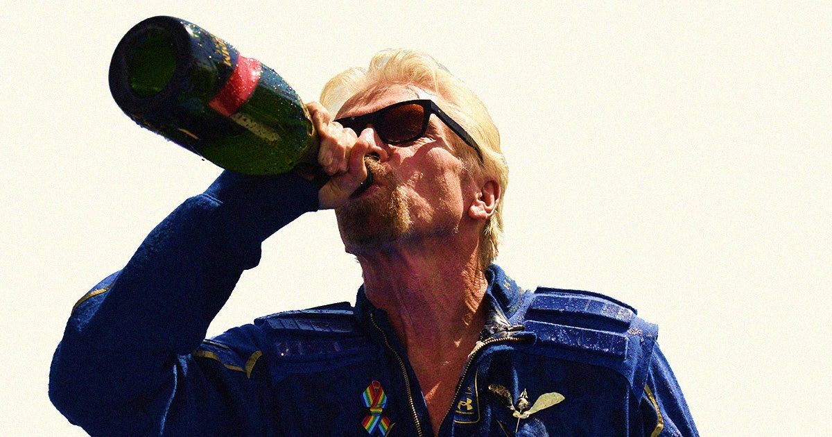 Virgin Galactic announced on July 12, the day after Branson's flight, that it was selling $500 million in stock. Now, the company is grounded by the FAA.