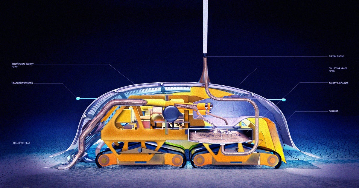 Mining companies are planning to scrape up the materials necessary to build electric car batteries from the bottom of the ocean.