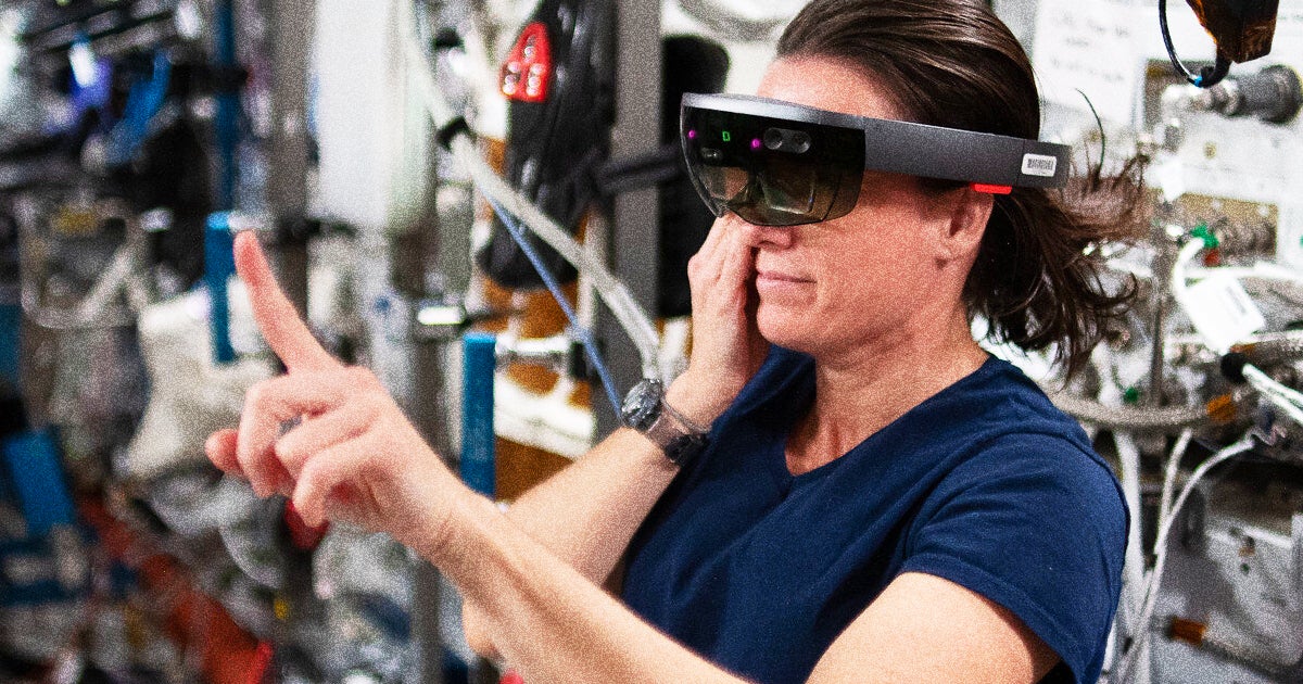 International Space Station crewmembers are repairing equipment using instructions on an AR headset so they can be more autonomous during distant missions.