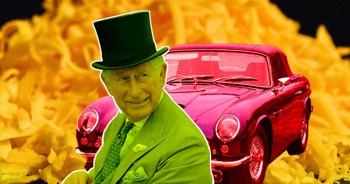 Prince Charles, the heir of the British throne, told the BBC that his Aston Martin runs on "surplus English white wine and whey from the cheese proces."
