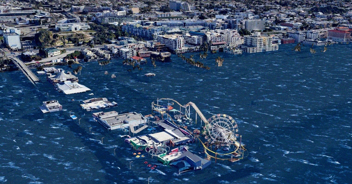 Shocking new visualizations by the non-profit Climate Central shows just how much populated land would be lost to rising sea levels.