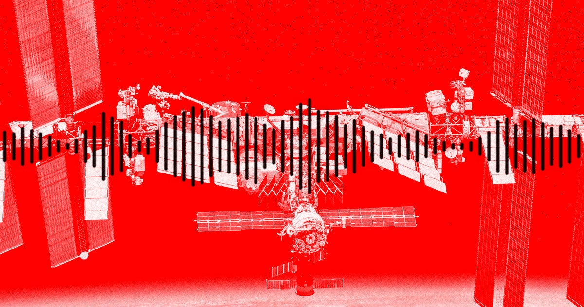 A recording of the International Space Station crew scrambling for safety after a Russian anti-satellite missile test has been released.