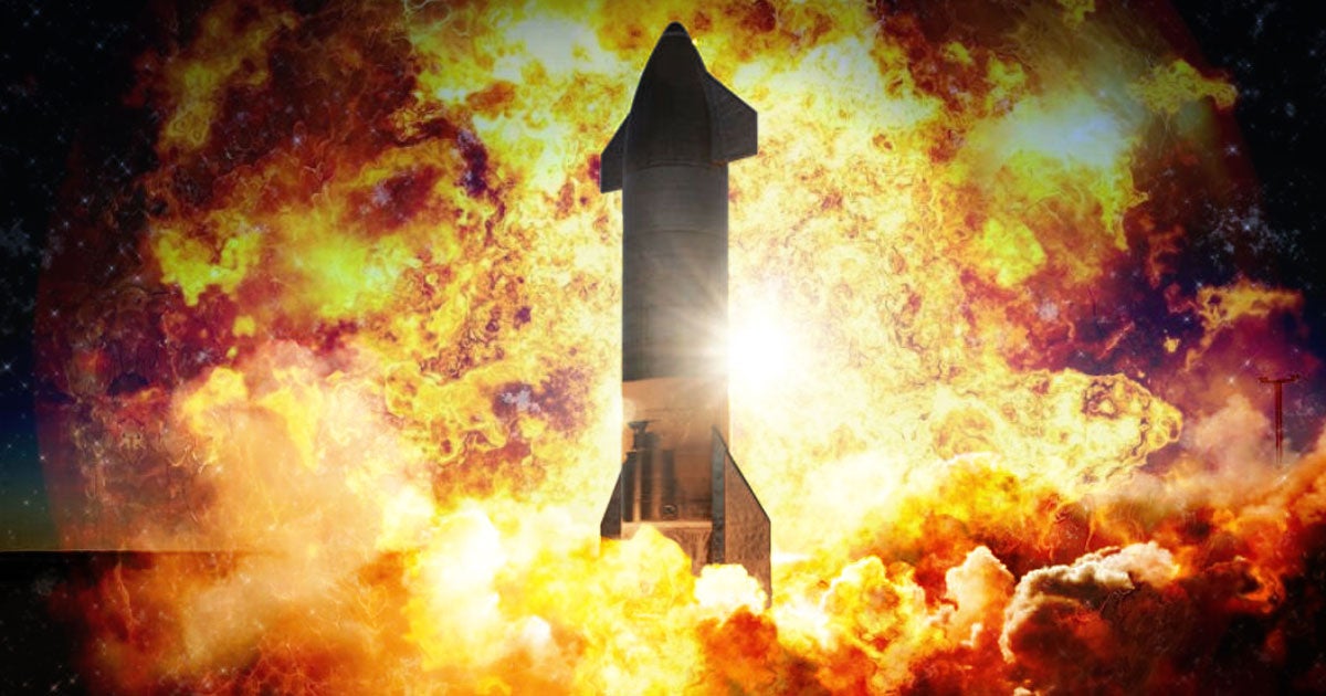 Elon Musk made an eyebrow raising omission on Wednesday and implied that the first orbital Starship may very well explode on the launchpad. 