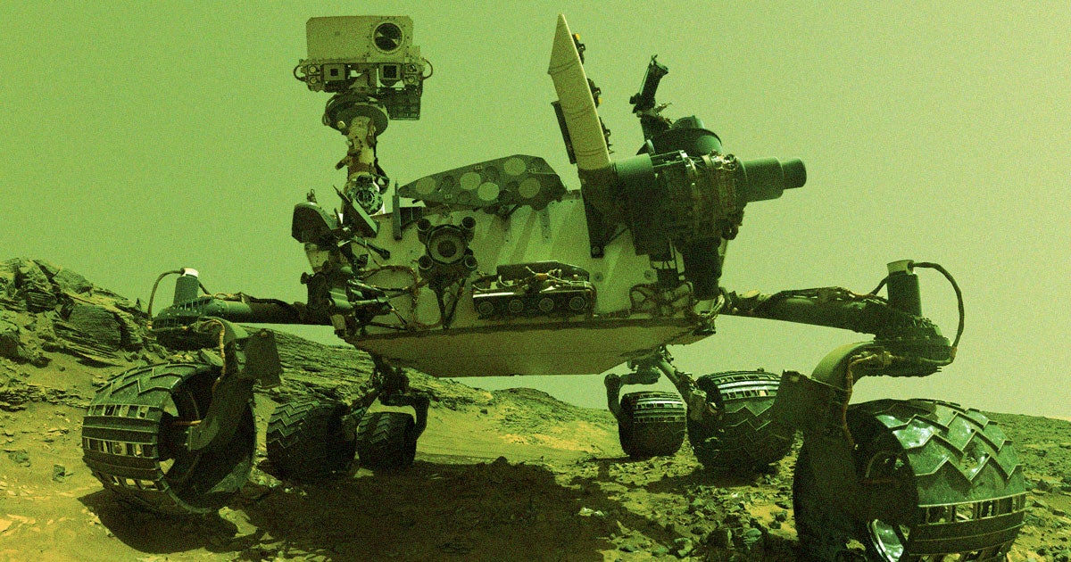 A team of researchers successfully tested a sample of Martian dirt by directing NASA's Curiosity rover to mix it with chemical reagents inside a cup.