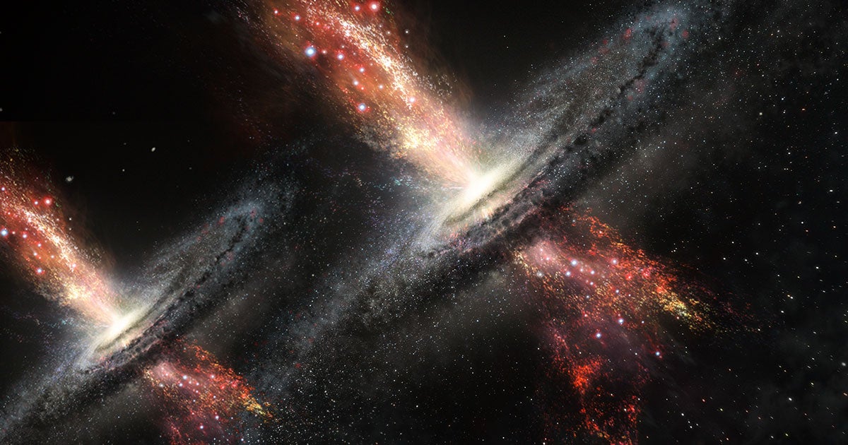 Oh my god, y'all — the supermassive black holes at the heart of galaxies like our Milky Way may have BFFs.