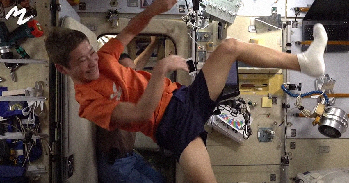 Billionaire Yusaku Maezawa is having a blast on board the International Space Station. In a recent video, he can be seen "playing around in zero gravity."