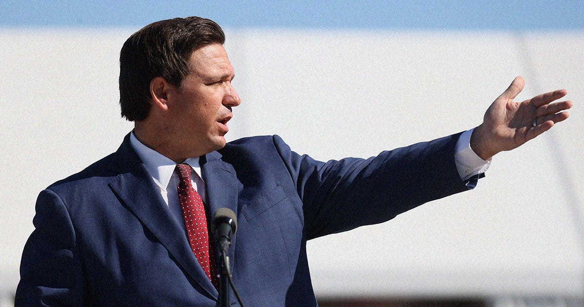Florida's very cool and normal governor is proposing a "civilian military force" that would be under his control and not the Pentagon's.