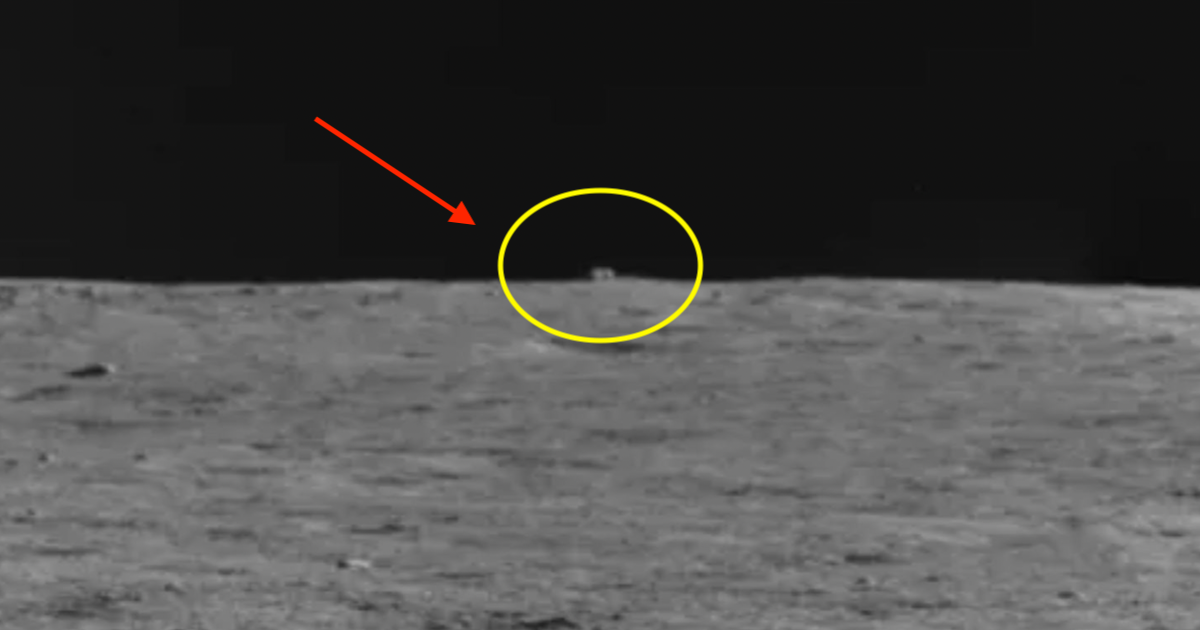 Chinese lunar rover Yutu-2 captured images of a cube on the Moon's surface this week. The rover is moving in to check out the object.
