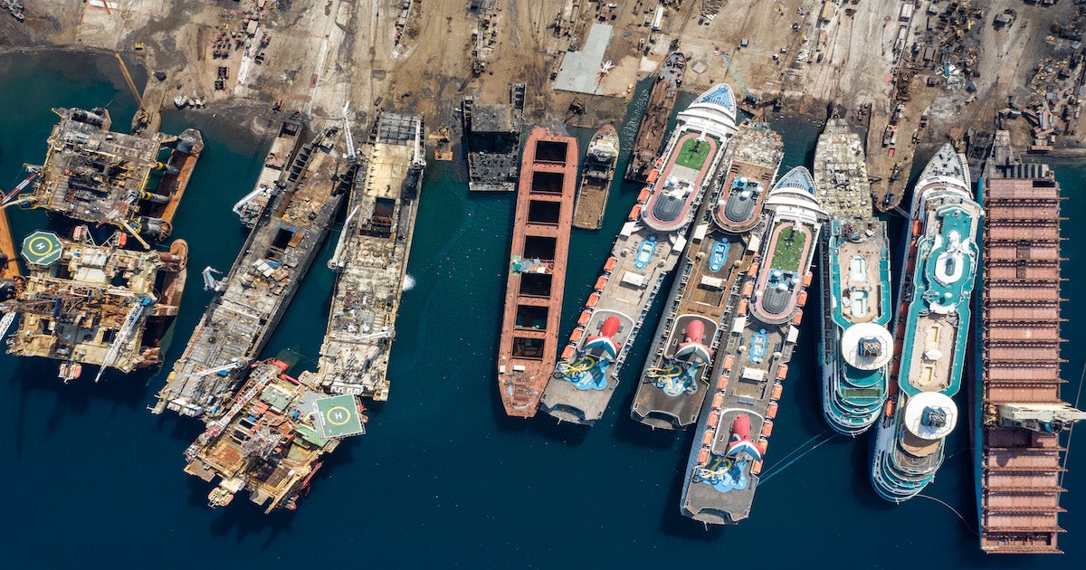 Eleven sailors stuck aboard an abandoned, damaged ship sent a frantic email for help. The crew were running out of food and began fishing to survive.