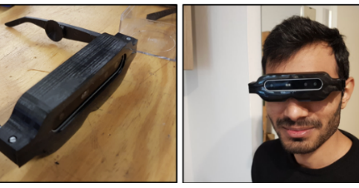 Manuel Zahn and Armaghan Ahmad Khan published research on their 3D camera and haptic feedback sleeve that will help people who are blind or have low vision.
