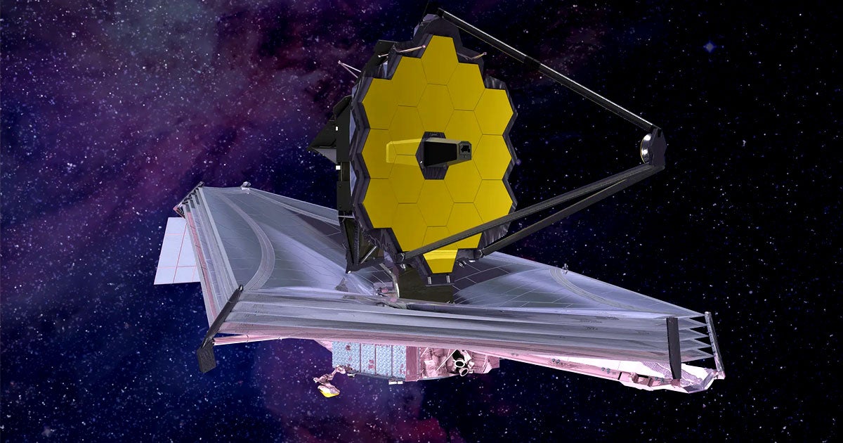A remotely-controlled telescope has taken one of first images of the Webb in orbit — showing it as a tiny dot amongst a sea the stars and galaxies.