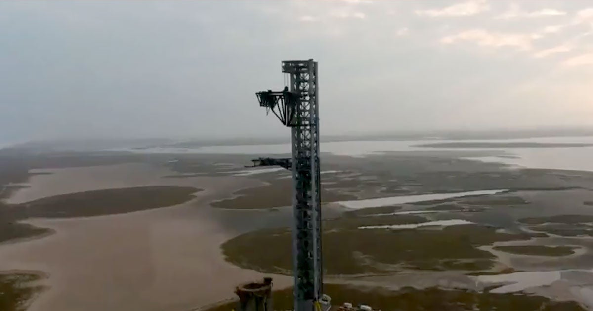 SpaceX has tested out its massive "chopstick" tower, a structure designed to guide its Starship and Super Heavy booster during launches and landings.