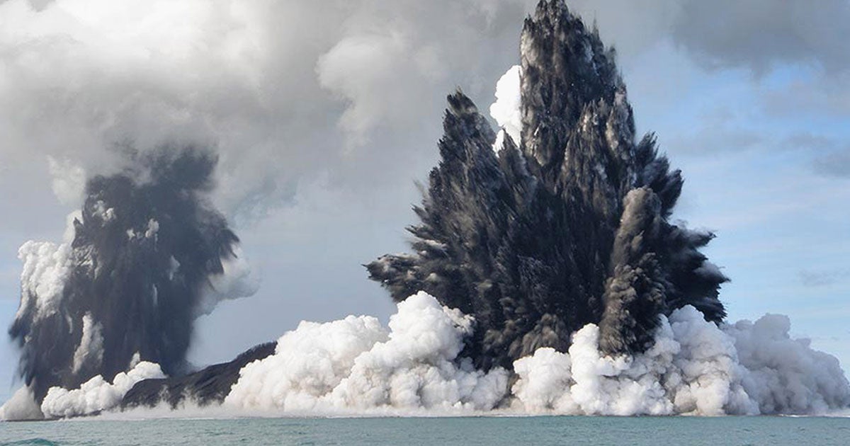 The volcanic eruption in Tonga was so violent, the force of the explosion was more than 500 times as powerful as the Hiroshima atomic bomb.