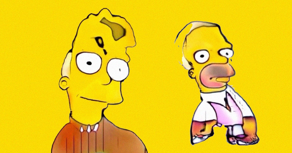 Some mad scientists have been training neural networks onto "The Simpsons" — and the results are demonic AF.